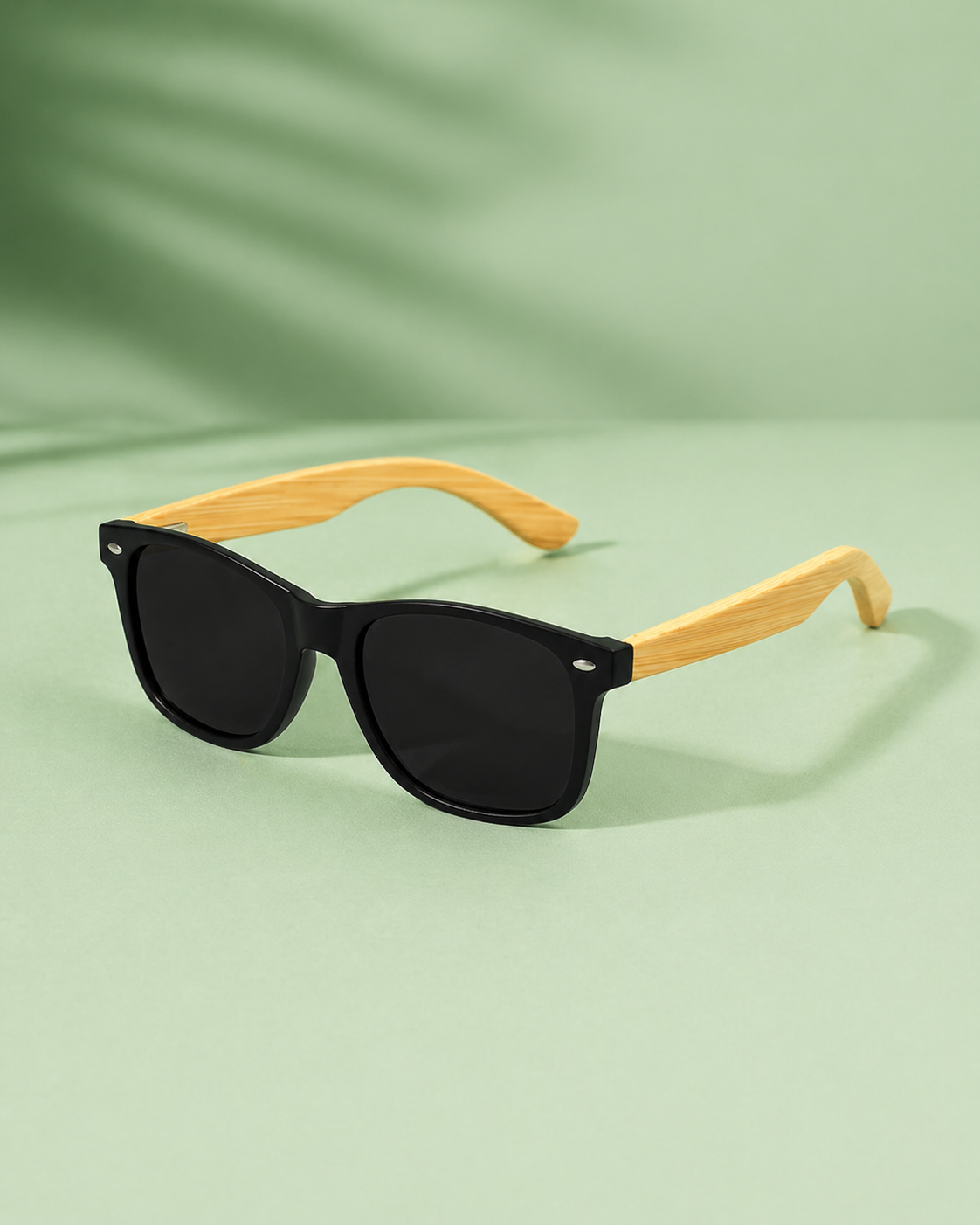 Bambú Wayfare Classic – Negro / Lentes de Sol (UV400)
