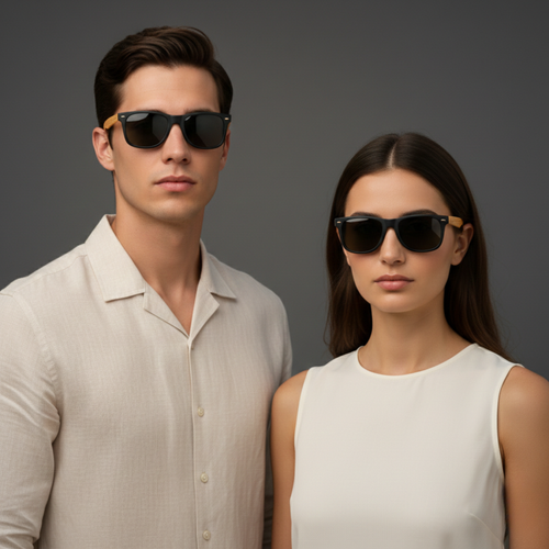 Pack 2 Bambú Wayfare Classic – Negro / Lentes de Sol (UV400)